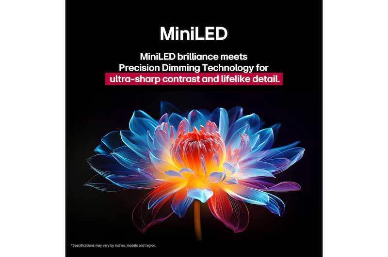 Mini LED فناوری تلویزیون ال جی